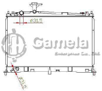 6191326007-T - Radiator for MAZDA 61.8i/2.0i h 04/02 M/T NISSENS: 62462A OEM: LF1715200, LF1715200A, LF1715200B