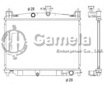 6191326039-T - Radiator for MAZDA