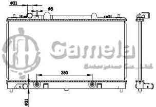 6191326078-T - Radiator for MAZDA B50 A/T