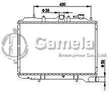 6191326095-T - Radiator for MAZDA 323 (85-) 1.6 M/T