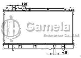 6191326103-T - Radiator for MAZDA 323 (98-) 1.6i 16V M/T