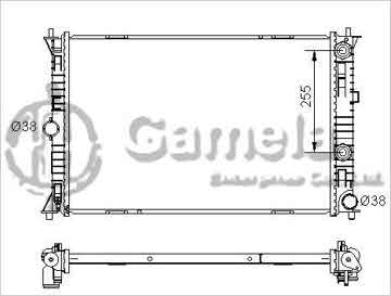 6191326147-T - Radiator for MAZDA AT DPI: 13089