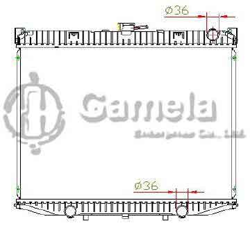 6191419005-T - Radiator for NISSAN TERANO 2.4 G M/T OEM: 21410OF521