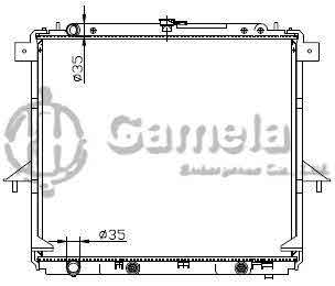 6191419013-T - Radiator for NISSAN NAVARA A/T