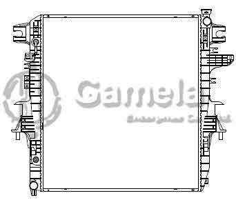 6191419030-T - Radiator for NISSAN PATROL/INFINITI RX56 VK56D M/T OEM: 2141016A0A