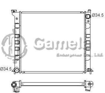 6191419075-T - Radiator for NISSAN 300 ZX V6 3.0 90-96 M/T OEM: 2146040P00 DPI: 1151