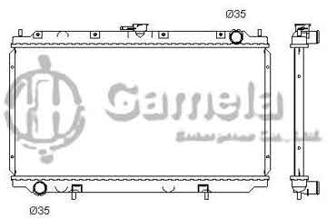 6191419084-T - Radiator for NISSAN PRIMERA P11 16V 2.0D 96-02 M/T NISSENS: 62923A OEM: 214102F600