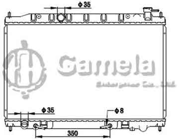 6191419131-T - Radiator for NISSAN PRESAGE U31 04- A/T OEM: 21460CN000