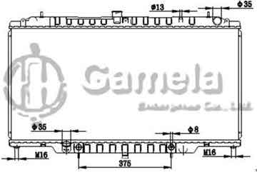 6191419149-T - Radiator for NISSAN SAFARI WYY61 A/T