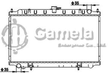 6191419162-T - Radiator for NISSAN P11 SR20 95-98 M/T OEM: 214602J200