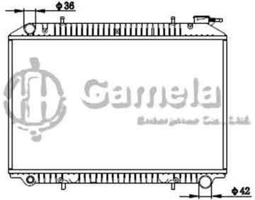 6191419164-T - Radiator for NISSAN VANETTE CARGO 01- M/T