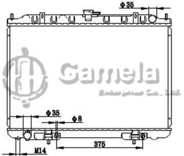 6191419169-T - Radiator for NISSAN N30 A/T OEM: 214605V570