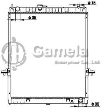 6191419174-T - Radiator for NISSAN SAFARI 07- M/T