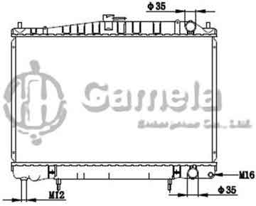 6191419184-T - Radiator for NISSAN BCNR33 R30 M/T OEM: 2141015U10