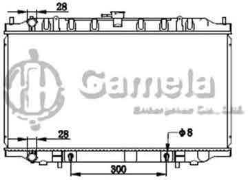 6191419196-T - Radiator for NISSAN PRIMERA 98-01 A/T