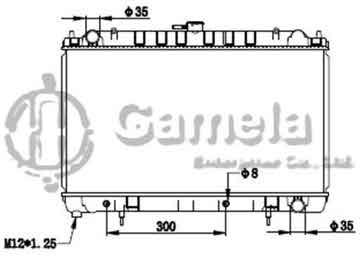 6191419210-T - Radiator for NISSAN SILVIA/180SX/200SX/240X A/T