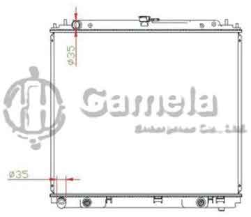 6191419254-T - Radiator for NISSAN DIESEL 2.5L A/T