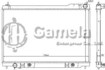 6191419265-T - Radiator for NISSAN A/T