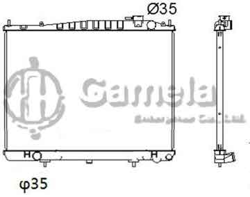 6191419275-T - Radiator for NISSAN