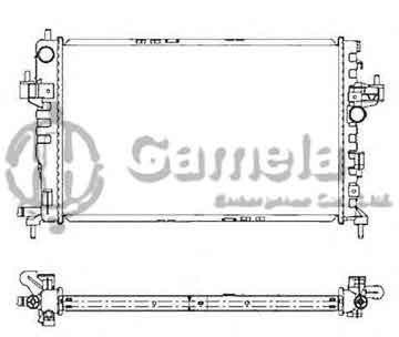 6191516022-T - Radiator for OPEL CROSA/COMBO/TIGRA 1.3/1.7 16V 00- M/T NISSENS: 63094 OEM: 1300259, 1300261, 1310381, 24466780, 93177424, 93177593