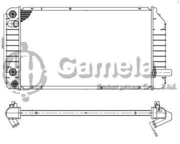 6191620009-T - Radiator for PONTIAC GRAND AM V6 3.3 92-93 A/T OEM: 52455928 DPI: 1343