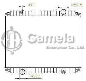 6191814002-T - Radiator for RENAULT RVI MASTER 92(D) M/T NISSENS: 67249 OEM: 5010315643