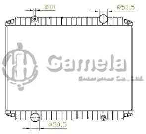 6191814004-T - Radiator for RENAULT RVI MASTER 92(D) M/T OEM: 5010315369