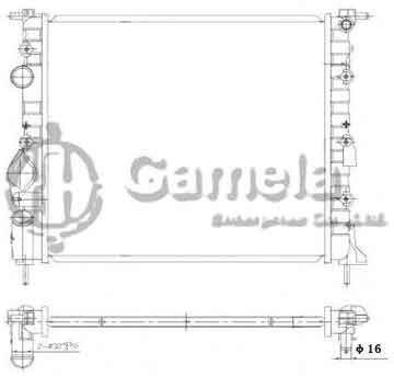 6191814039-T - Radiator for RENAULT CLIO 1.2i 1998-2000 M/T OEM: 7700314382