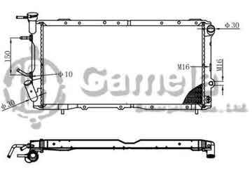 6191902025-T - Radiator for SUBARU LOYALE / GL/GF/DL/FE/RX/GLF H4 1.8 85-90 A/T NISSENS: 64190 OEM: 45111GA570, 45111GA637, 45111GA710, 45181GA690 DPI: 935