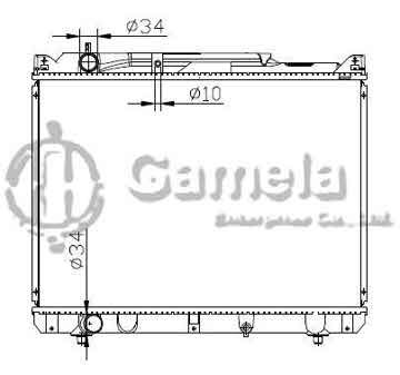 6191926009-T - Radiator for SUZUKI Grand Vitara 2.0HDi 01 M/T