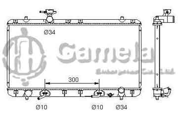 6191926016-T - Radiator for SUZUKI AERIO LIANA L4 2.0 2001- A/T