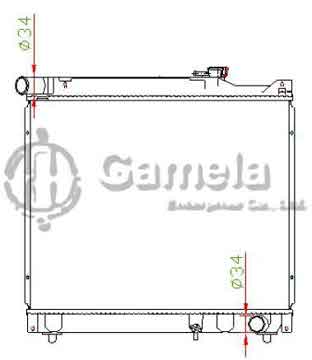 6191926028-T - Radiator for SUZUKI GRAND VITARA 2.0oTD 97 M/T