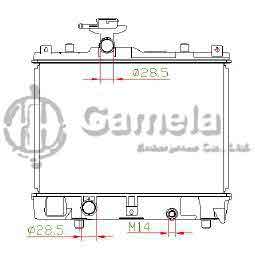 6191926030-T - Radiator for SUZUKI SWIFT 00-01 M/T OEM: 1770080F00