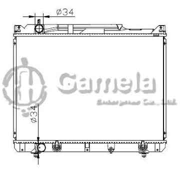 6191926046-T - Radiator for SUZUKI Grand Vitara 2.0HDi 01 A/T DPI: 2430