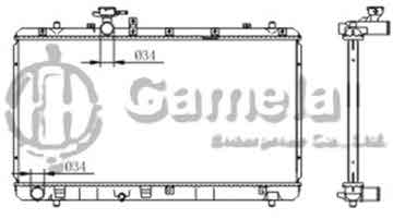 6191926052-T - Radiator for SUZUKI SX4 1.6 06 M/T OEM: 1770079J00, 1770080JB0