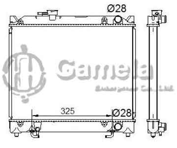 6191926053-T - Radiator for SUZUKI X-90 L4 1.6 96-98 A/T DPI: 1330/1118