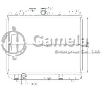 6191926054-T - Radiator for SUZUKI MARUTI RITZ M/T