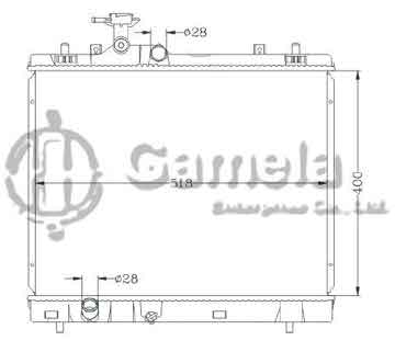 6191926056-T - Radiator for SUZUKI TIGER 2012 M/T