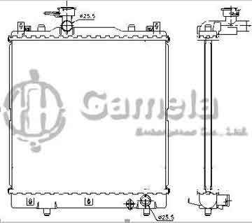 6191926060-T - Radiator for SUZUKI ALTO 1.1 02- M/T NISSENS: 64204 OEM: 1770079F01