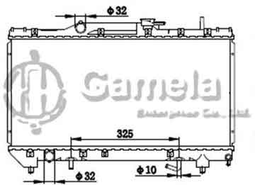 6192025012-T - Radiator for TOYOTA CARINA E SALOON 92-97 A/T OEM: 1640016460, 1640016461