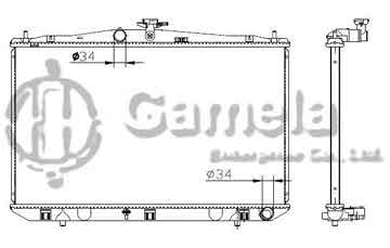 6192025047-T - Radiator for TOYOTA SIENNA 2011 3.5L V6 M/T OEM: 1604131630 DPI: 13118