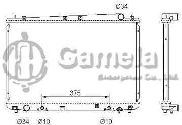 6192025082-T - Radiator for TOYOTA IPSUM(01-)2.0D4D 1CDFTV M/T