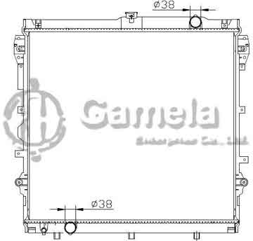 6192025156-T - Radiator for TOYOTA TUNDRA 4.0L V6 07-09 M/T OEM: 164000P170