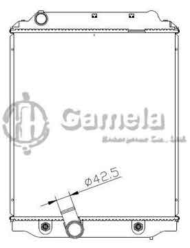 6192025158-T - Radiator for TOYOTA HINO AT/DYNA/SOSC M/T