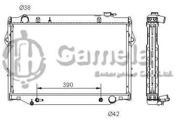 6192025161-T - Radiator for TOYOTA PREVIA A/T