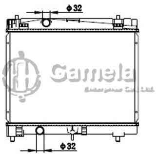 6192025205-T - Radiator for TOYOTA YARIS 1.0/1.3 16V 05- M/T NISSENS: 64671A OEM: 1640023170, 164000Q040