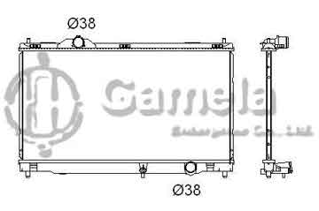 6192025218-T - Radiator for TOYOTA CROWN GRS182 3.0 05- M/T OEM: 1640031360, 16400OP090