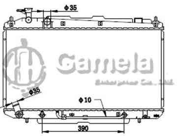 6192025220-T - Radiator for TOYOTA RAV/ACA 03- A/T