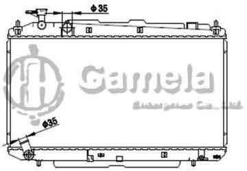 6192025221-T - Radiator for TOYOTA RAV/ACA 03- A/T