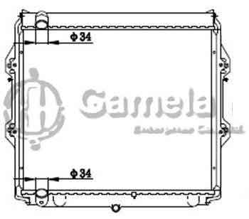 6192025246-T - Radiator for TOYOTA HILUX PETROL LH M/T